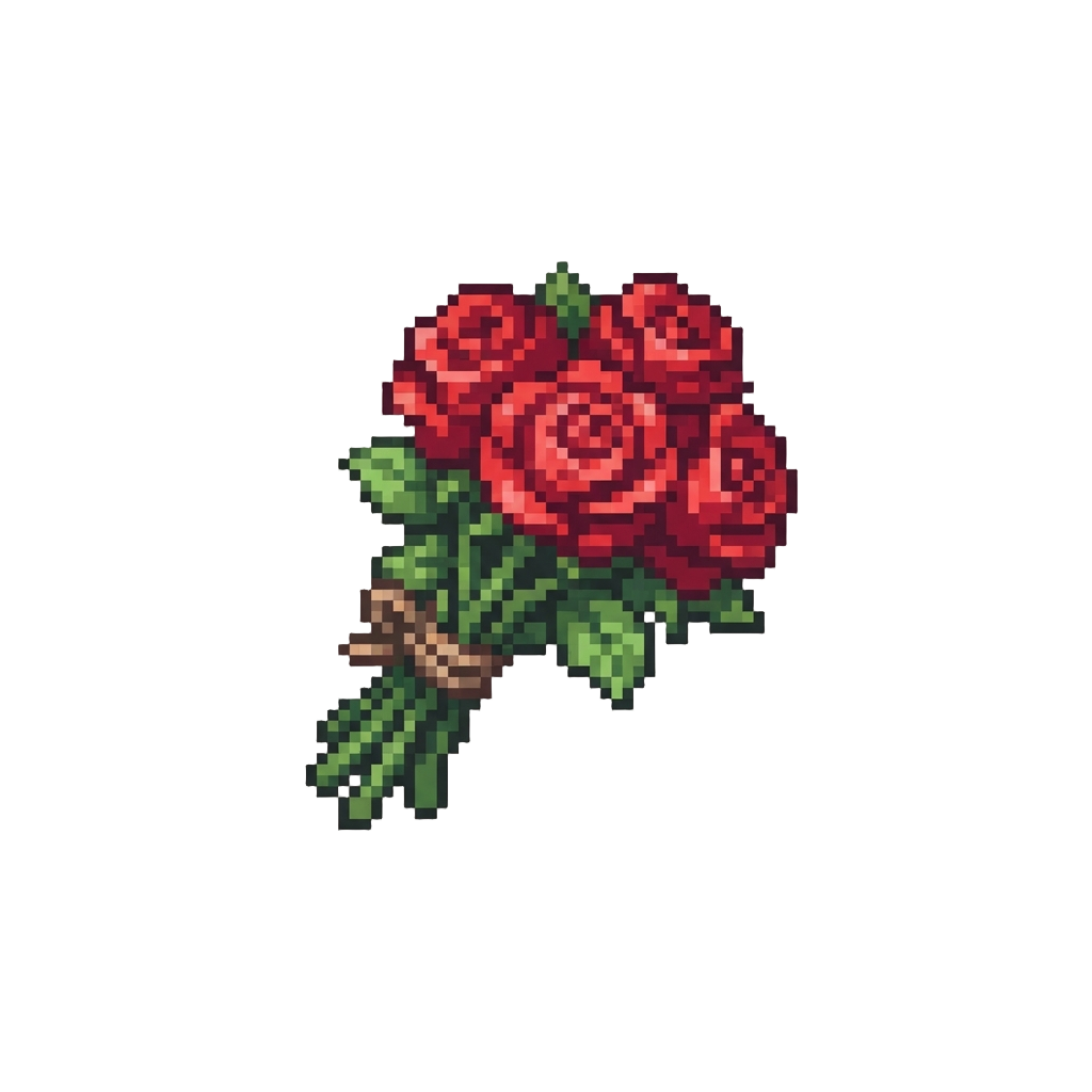 A Shower of Red Roses