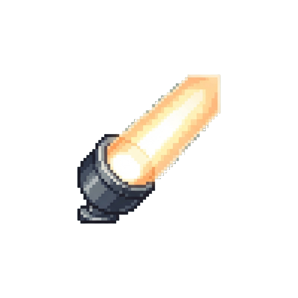 A Glowing Spotlight Solo Beam