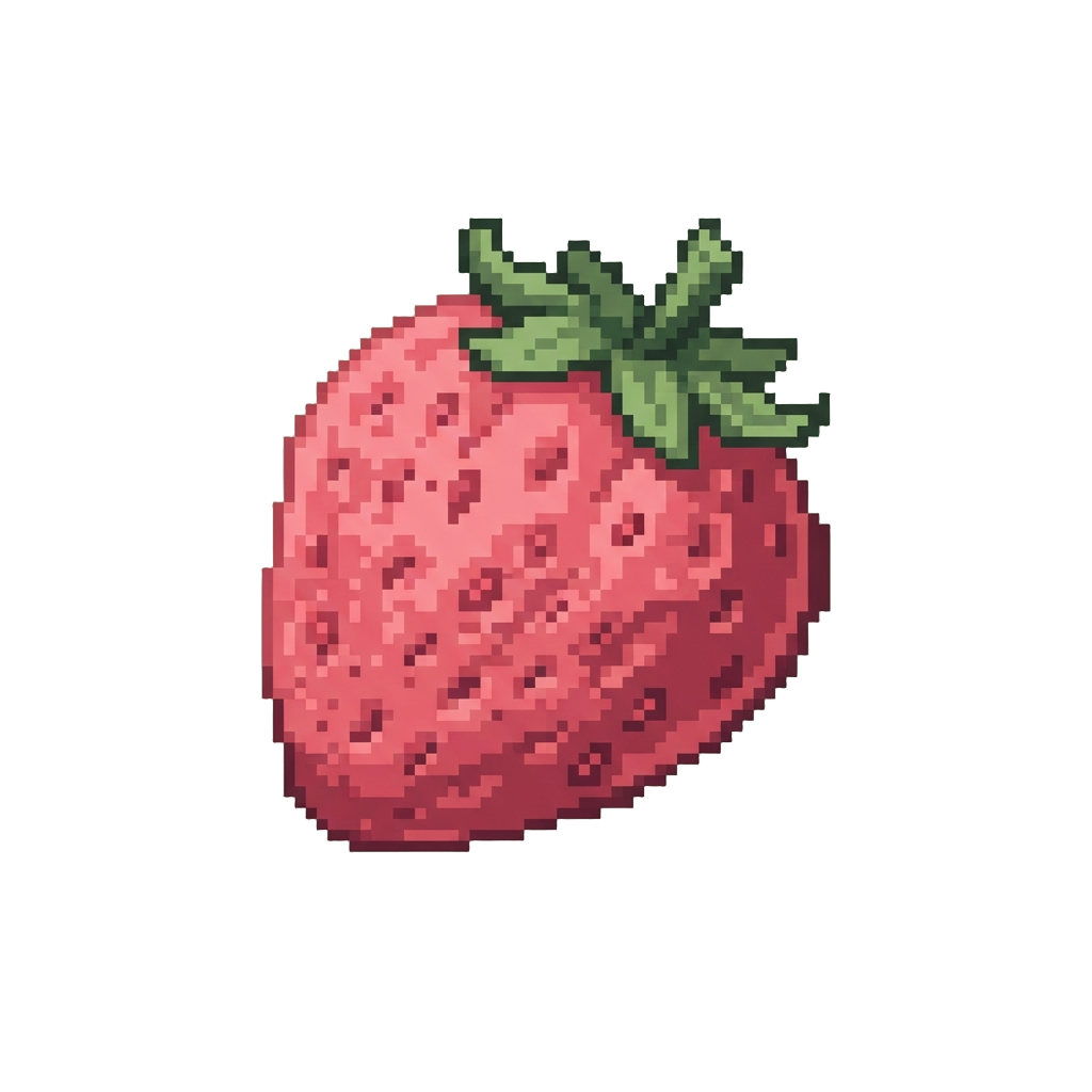 A Crisp Freeze-dried Strawberry