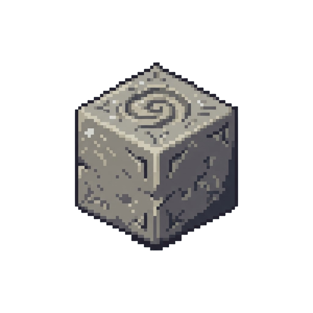 The Carved Granite Block Beneath the Bricks