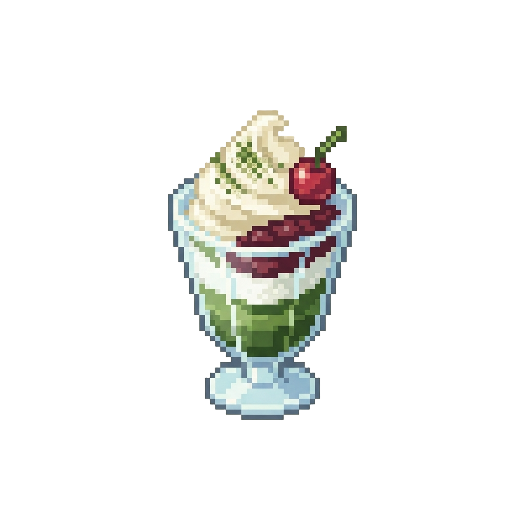 Matcha Parfait Arctic Snow Cream