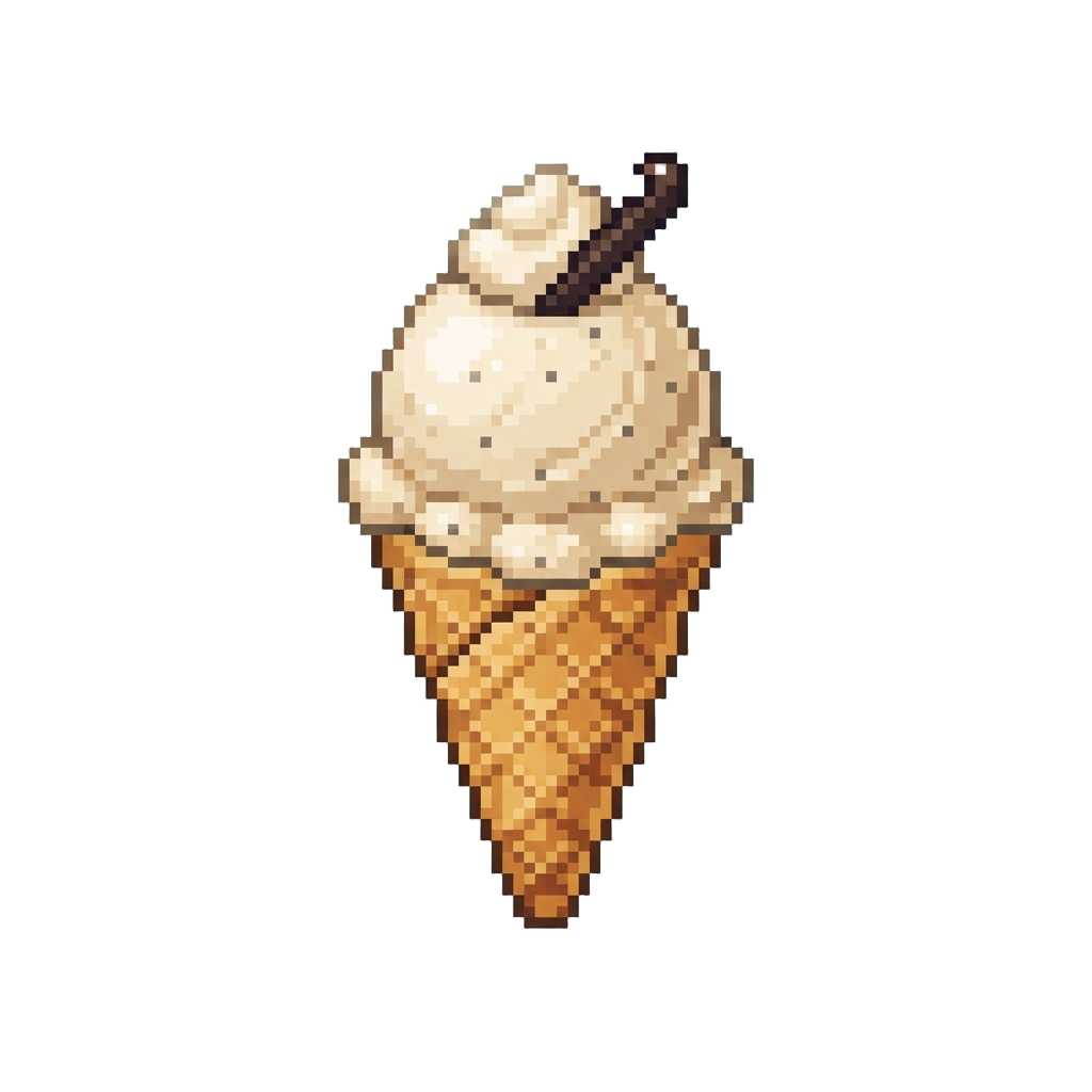 Classic Vanilla Bean Snow Cream