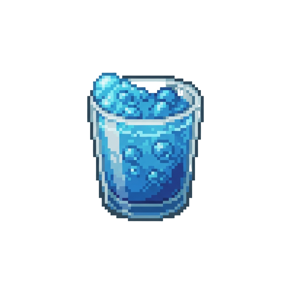 A Weird Bubbling Blue Slush