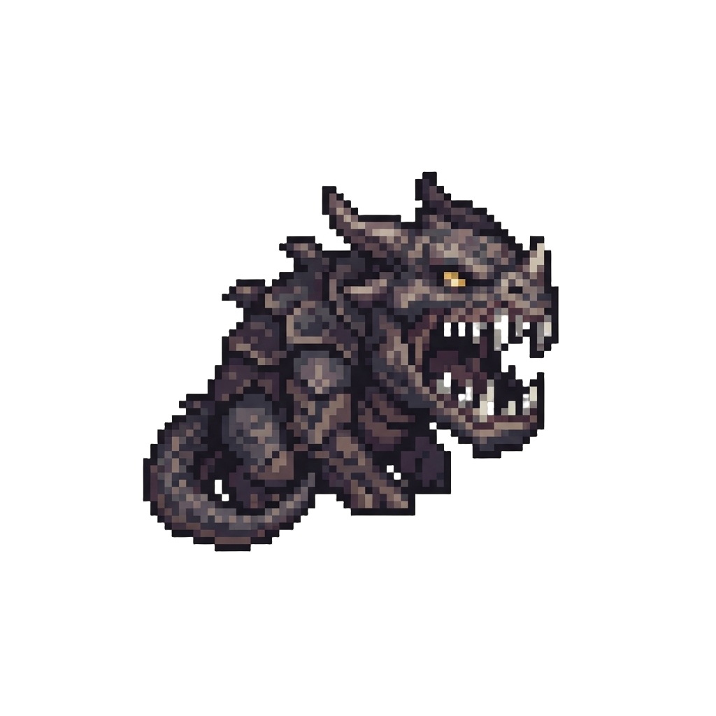 A Terrifying Jagged-jaw Nightmare Creature