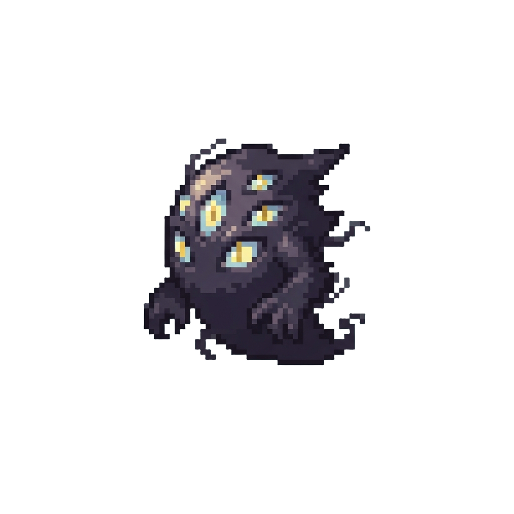 A Multi-eyed Shadow Demon