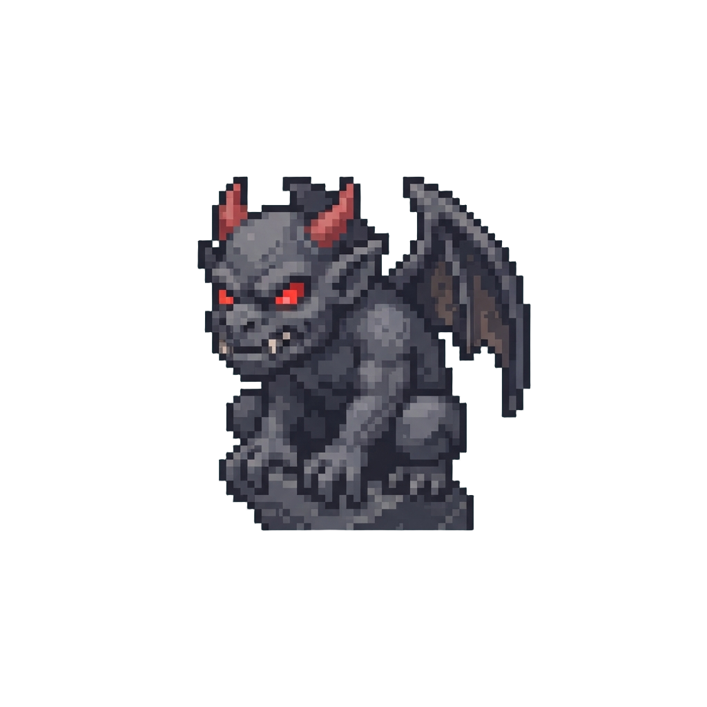 A Menacing Demonic Gargoyle