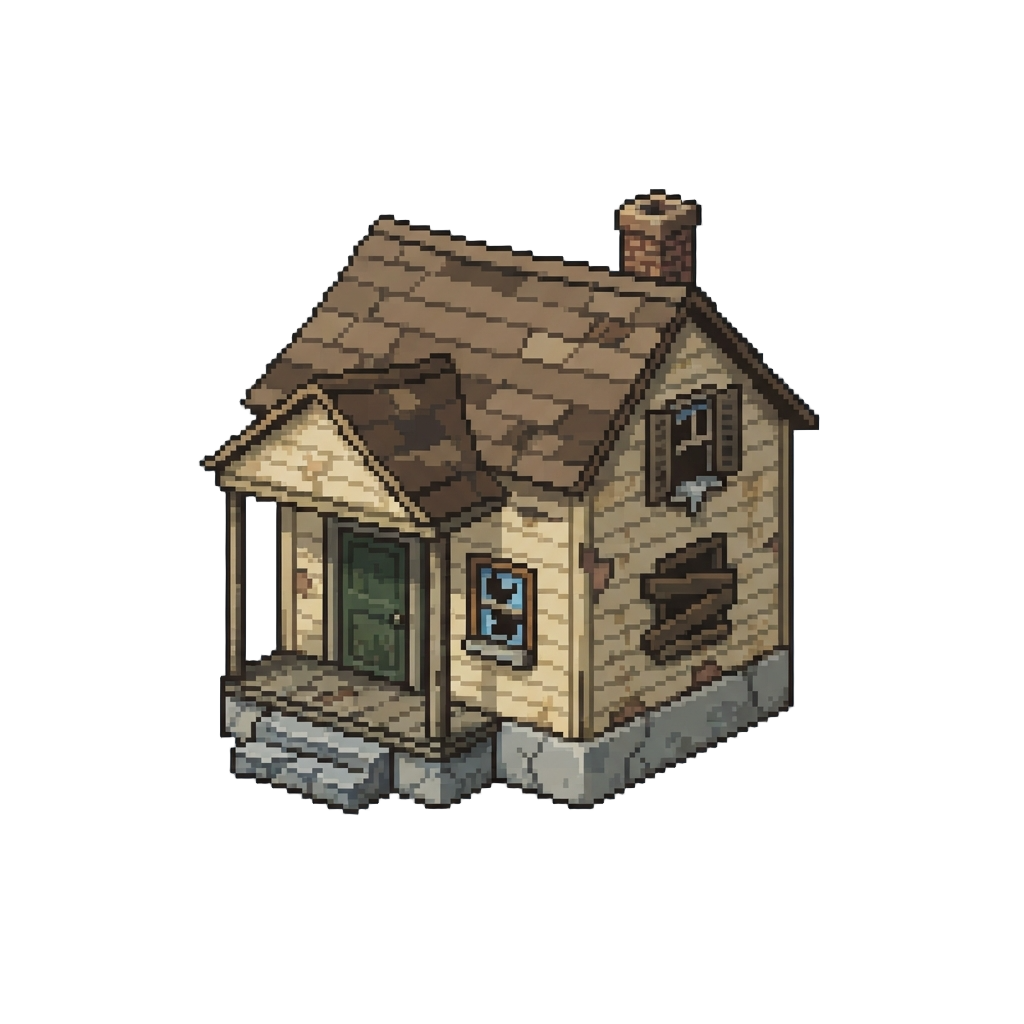 A Dilapidated Old Suburban Fixer-upper