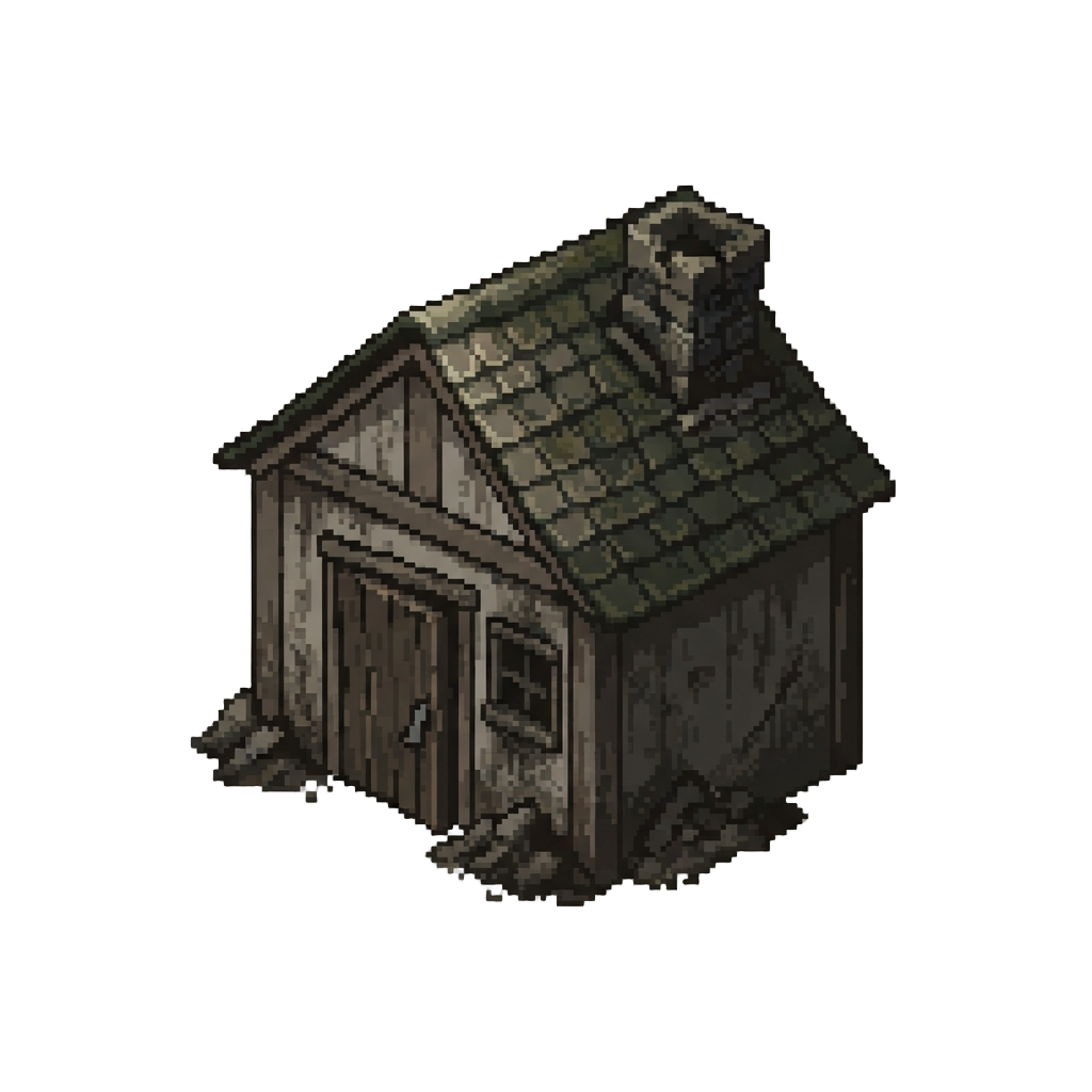 A Filthy Neglected Cottage Caked in Dust and Soot