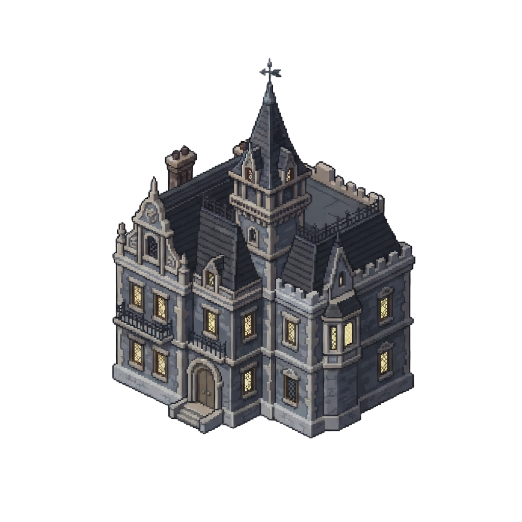 An Extravagant Victorian Gothic Manor Mansion