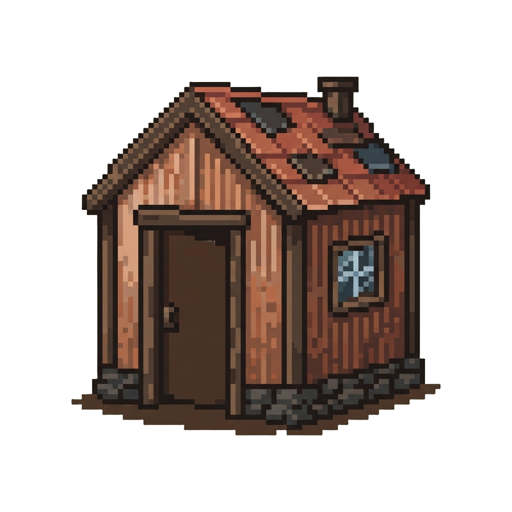 A Tiny Rusty Tool Shed