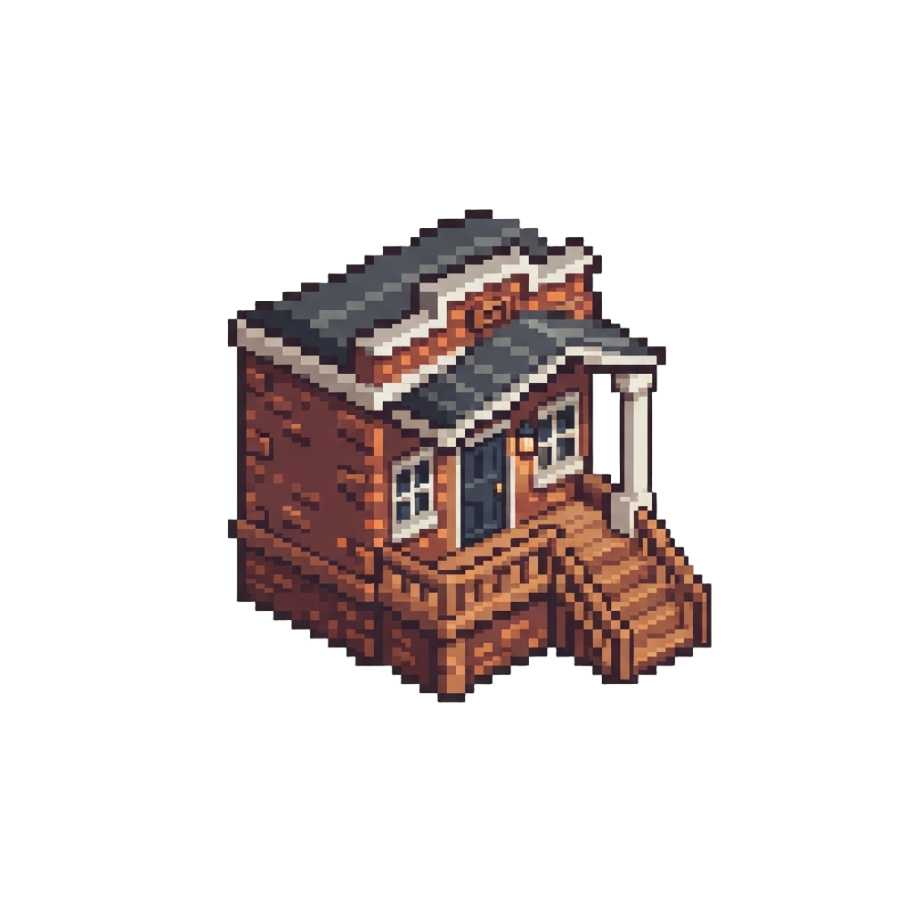 A Neat Brick Townhome with a Porch