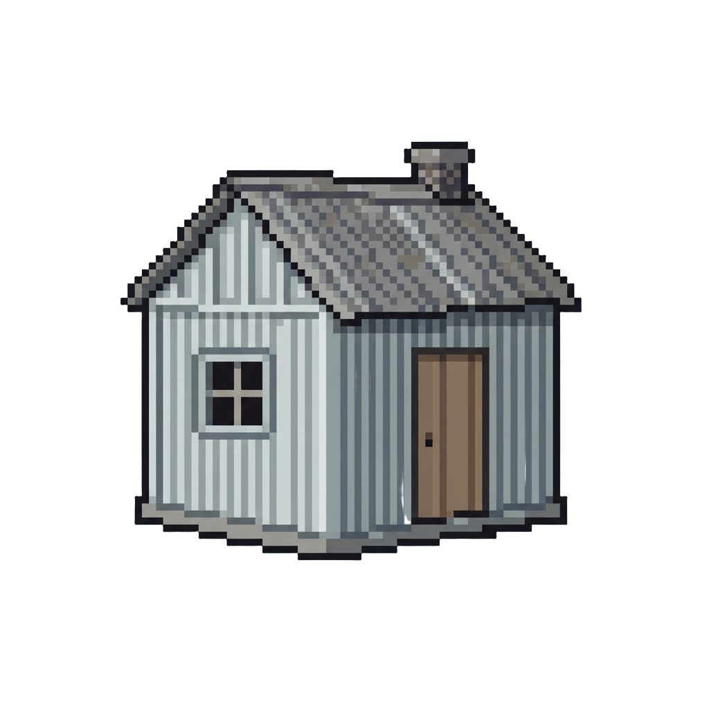 A Tiny Corrugated Iron Shed