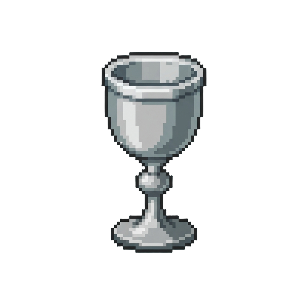 A Solid Silver Chalice