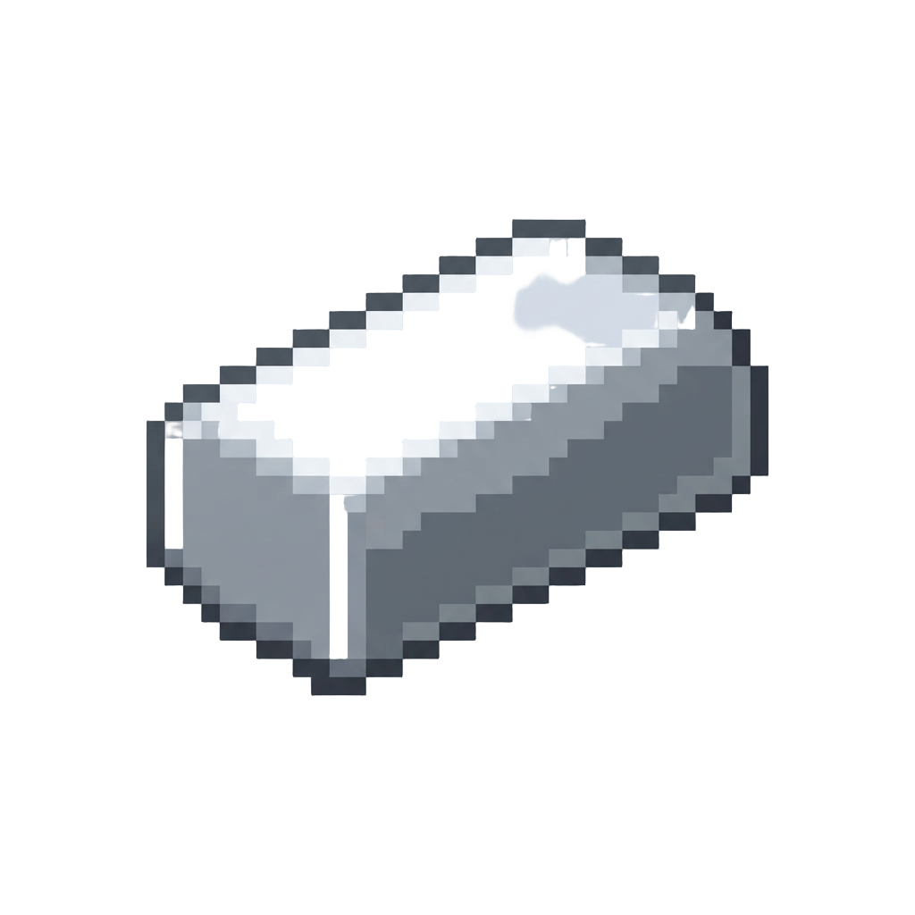 A Smooth Silver Ingot
