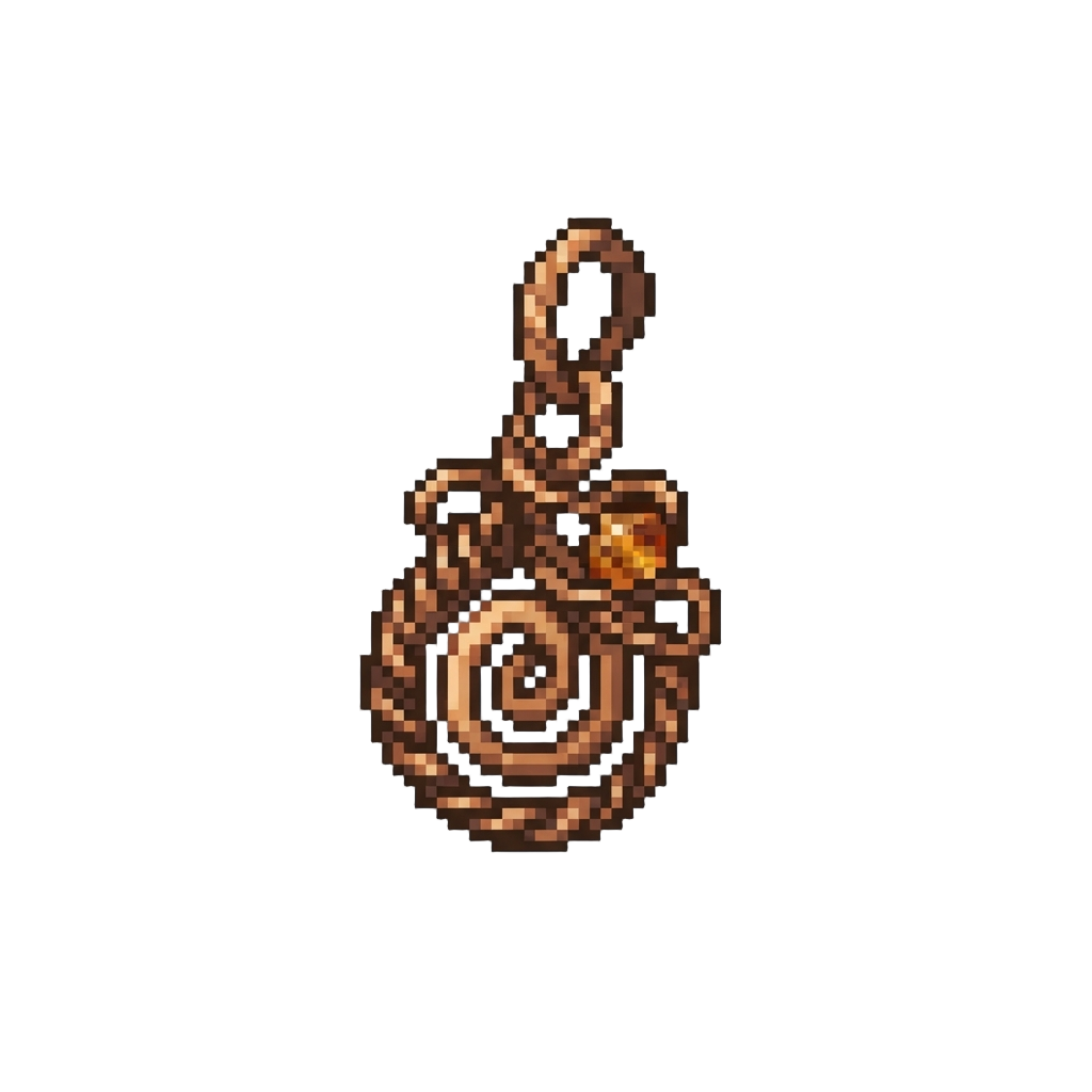 A Copper Wire Charm