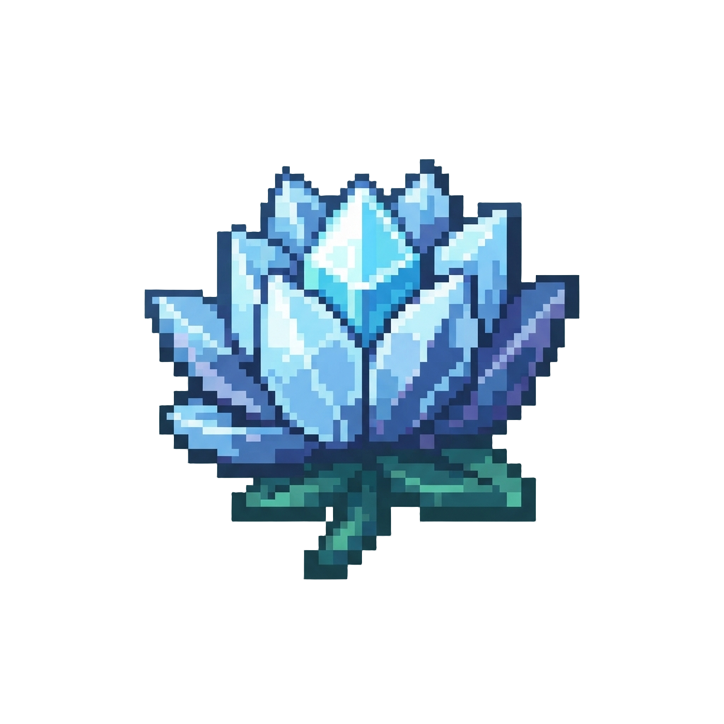 A Brilliant Diamond Lotus Flower