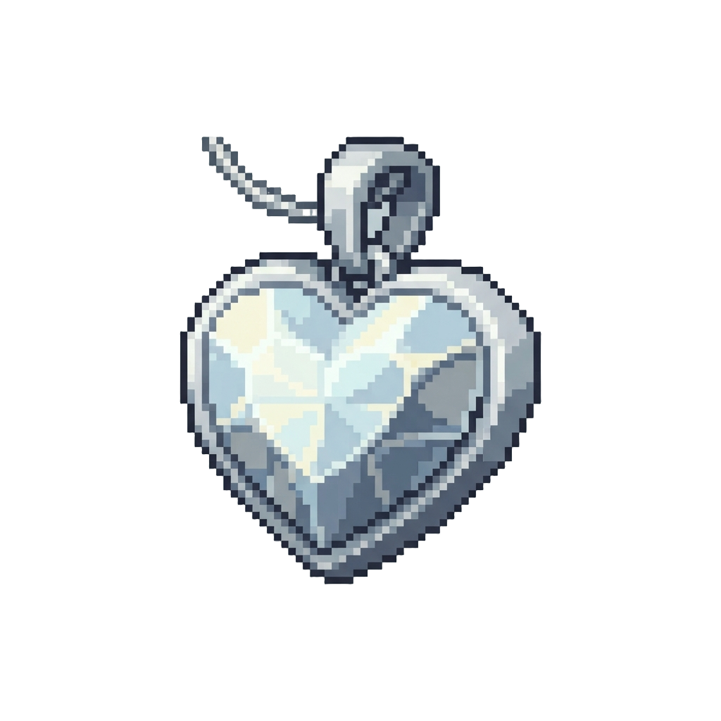 A Dazzling Diamond Heart Pendant