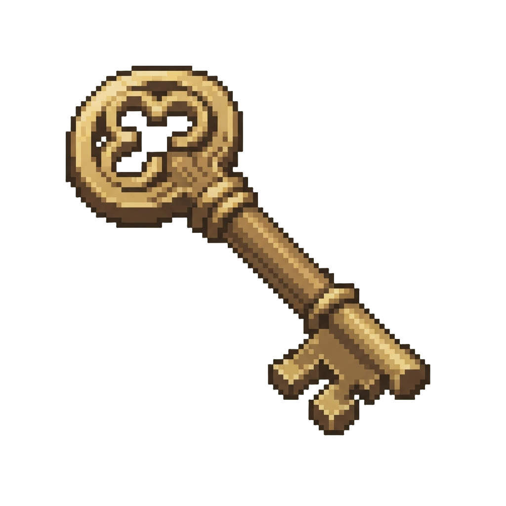 A Heavy Bronze Key