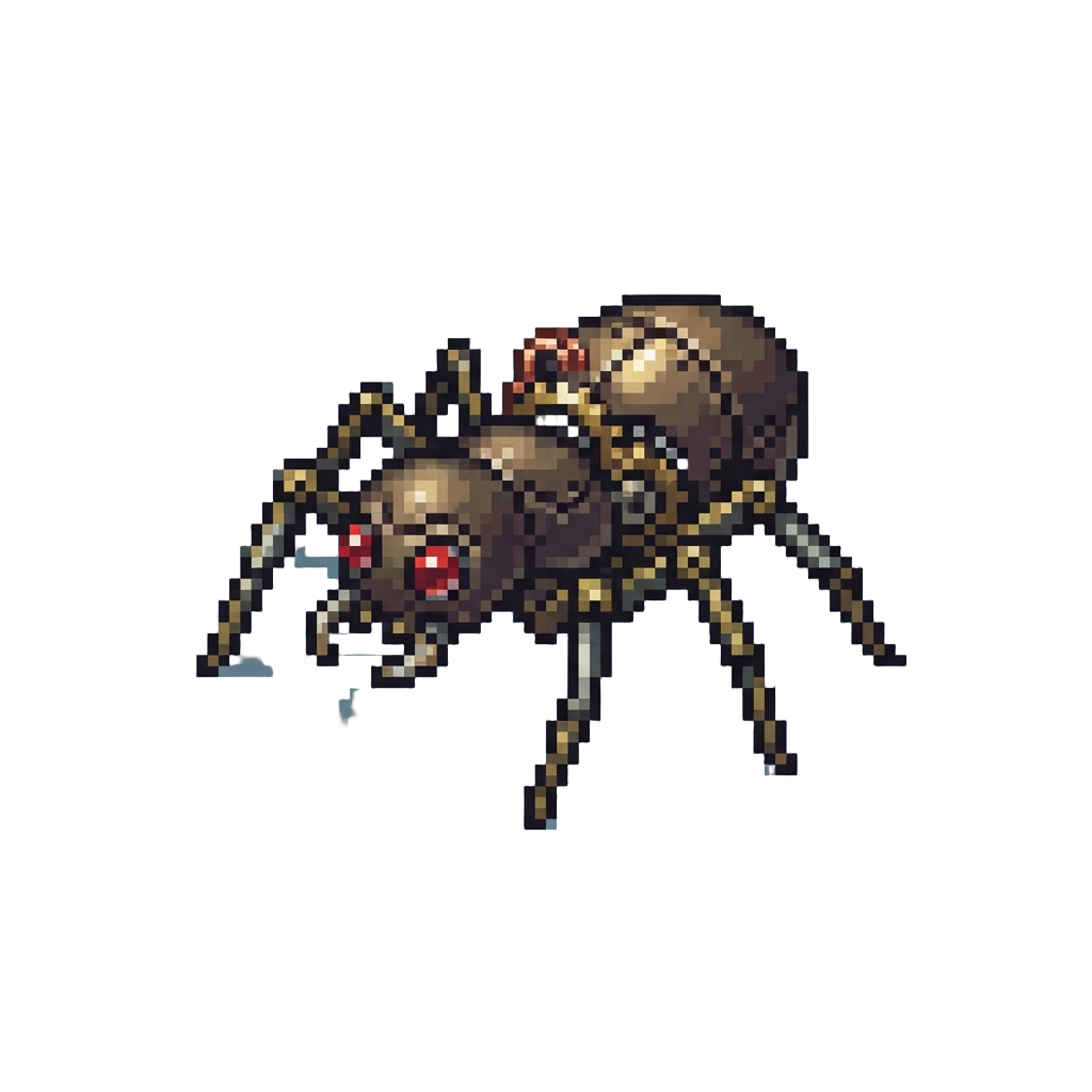 A Skittering Toy Mechanical Spider