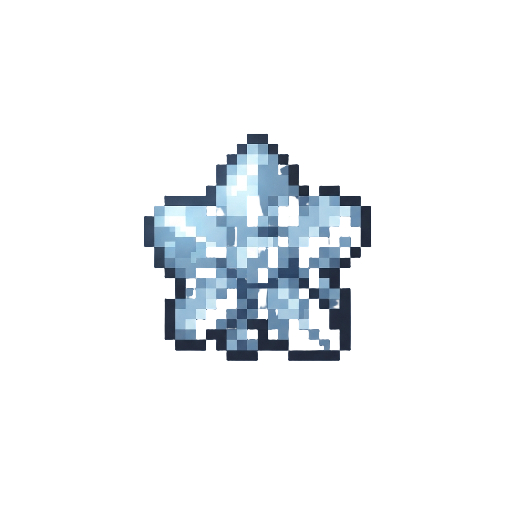 Glowing Silver Star Ash