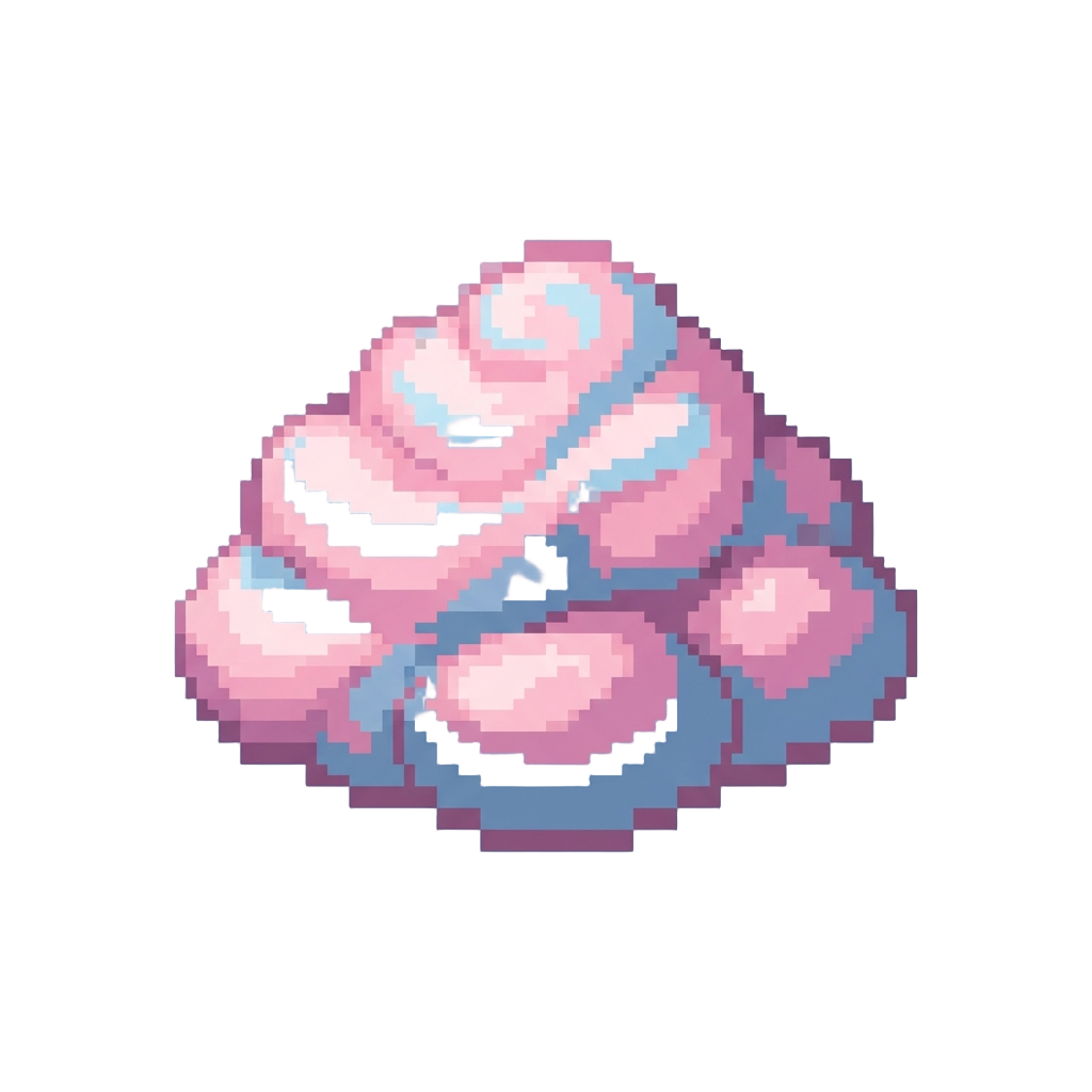 A Massive Mound of Cotton Candy Cloud Pillow