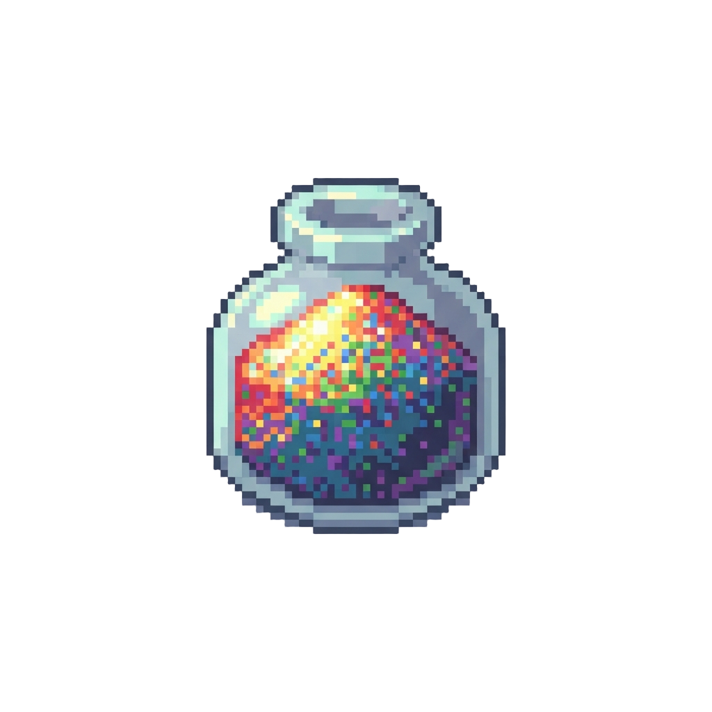 Sparkling Rainbow Glitter Dust