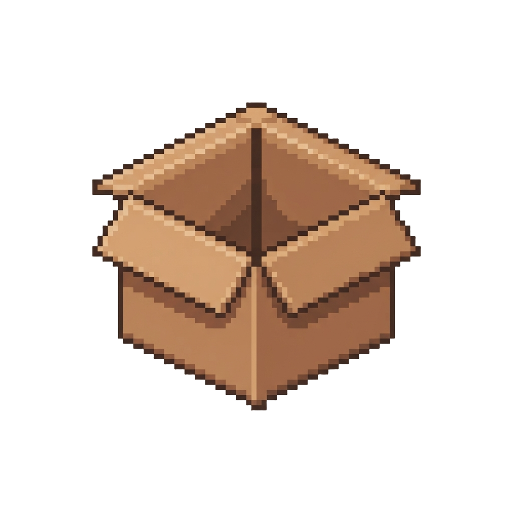 Cardboard Box Flaps Folding Inward