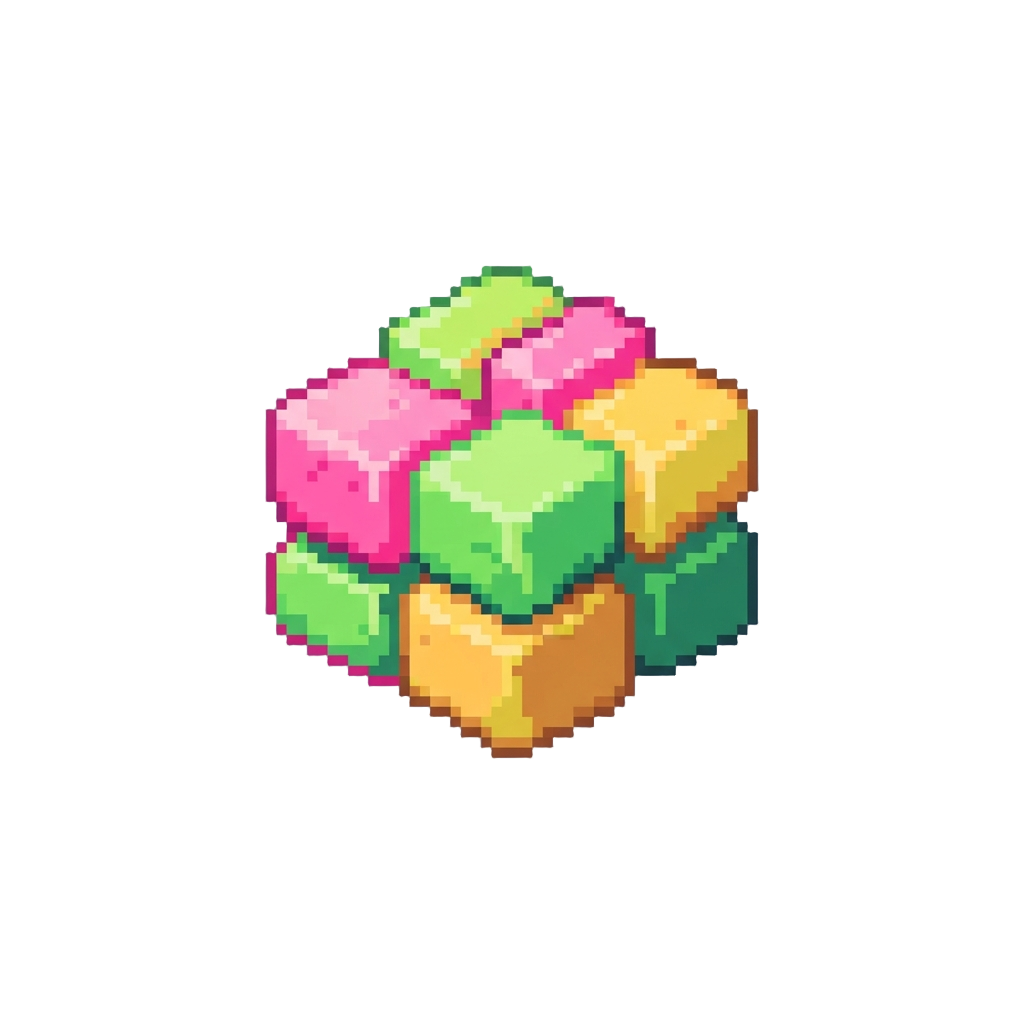 Soft Squishy Neon Foam Blocks