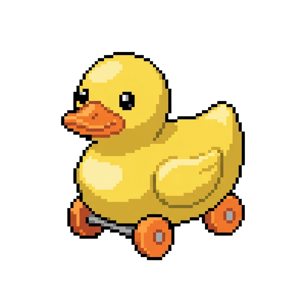 A Giant Rolling Rubber Ducky