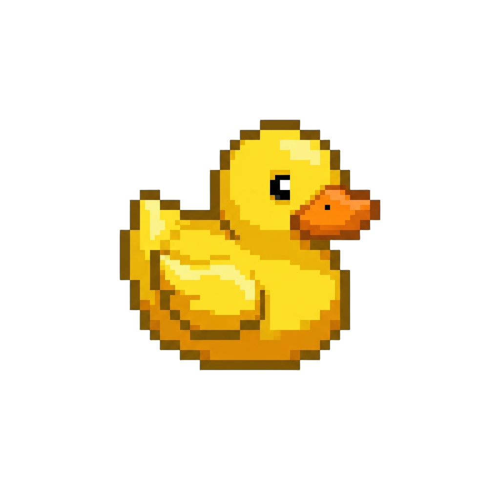 A Miniature Yellow Duckie
