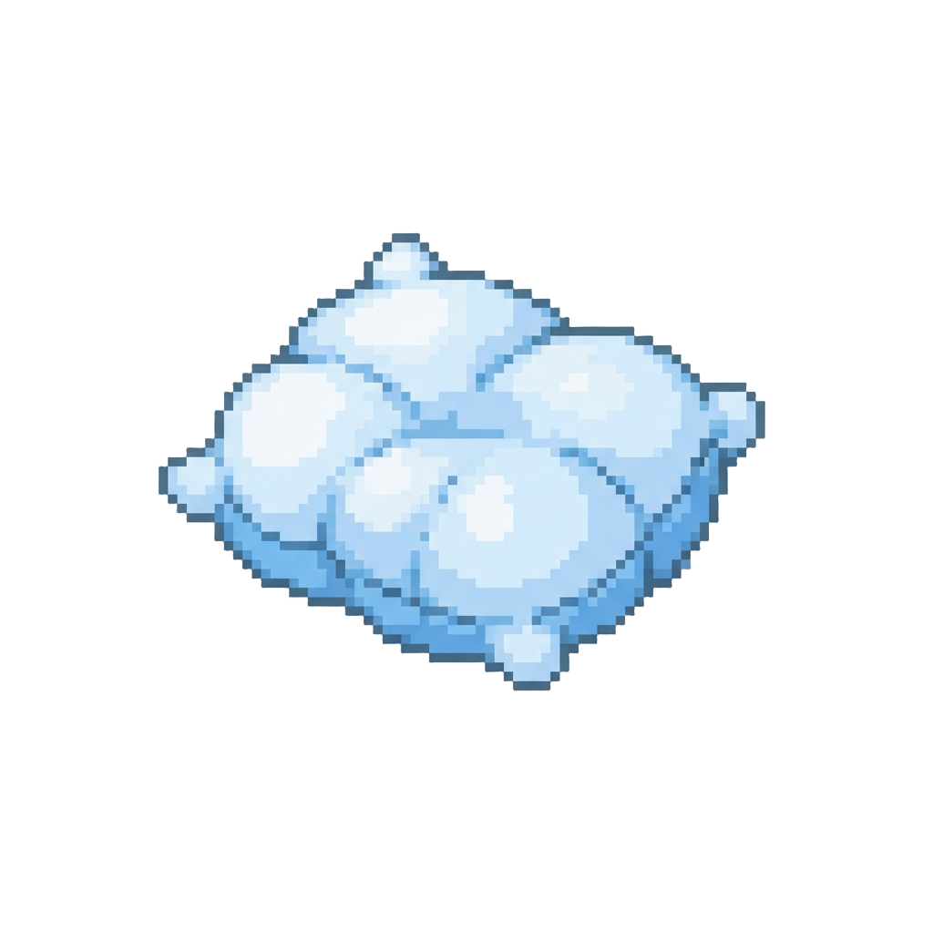 A Miniature Fluffy Cloud Pillow