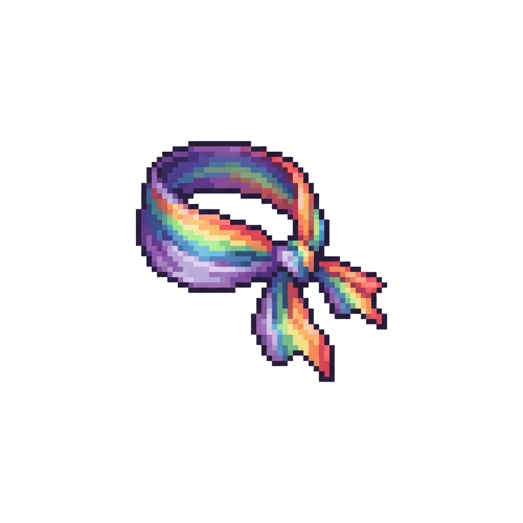 A Dreamy Aurora-style Rainbow Ribbon