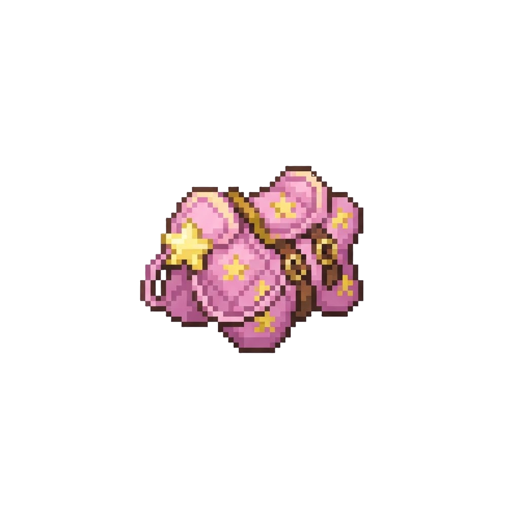 Tiny Adorable Pink Star-riders
