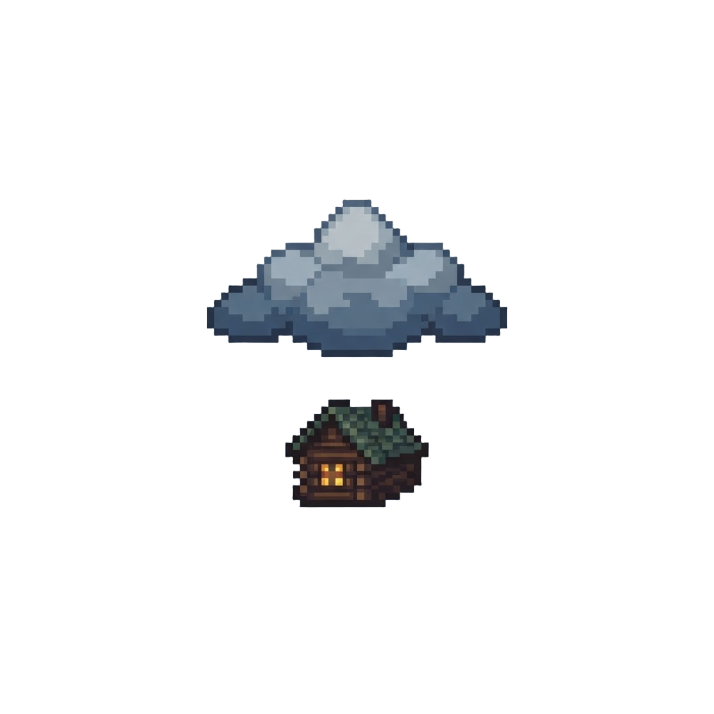 A Cozy Overcast Rain Shower
