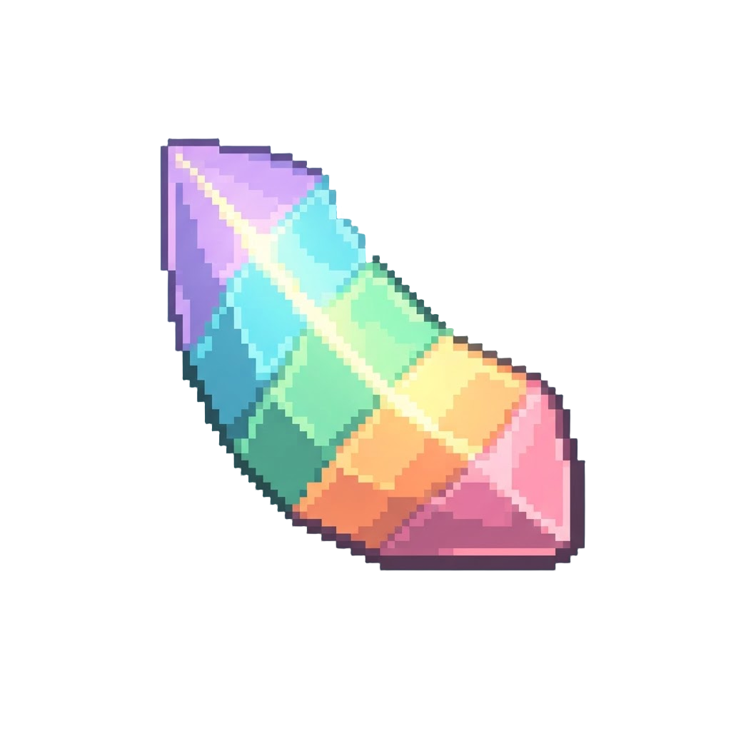 A Glowing Neon Pastel Spectrum