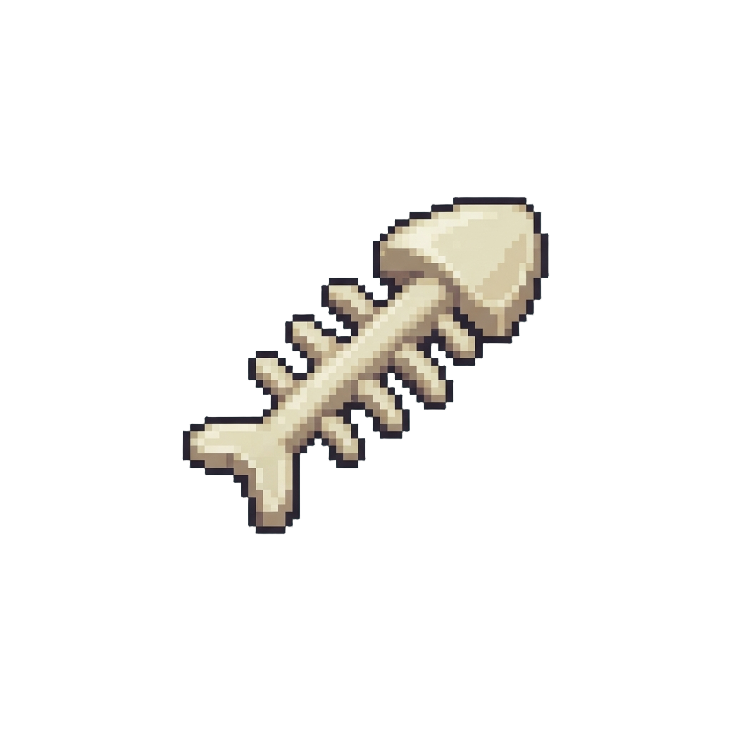 A Tiny Plastic Fishbone