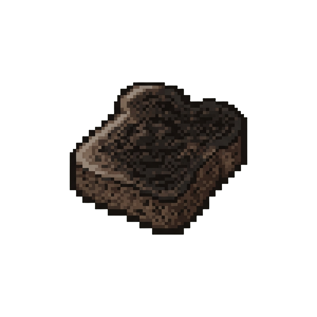 A Tiny Burnt Piece of Toast