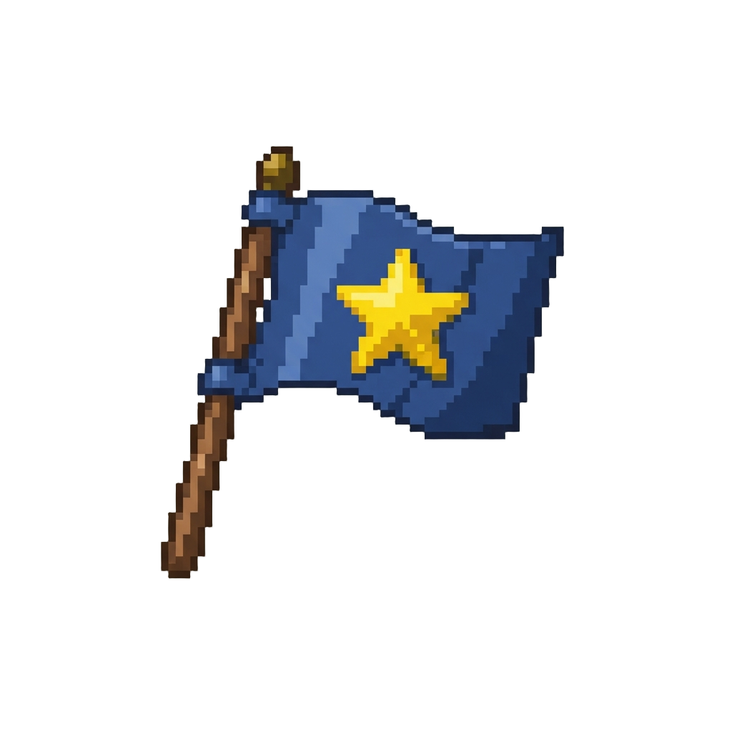 A Star-patterned Flag