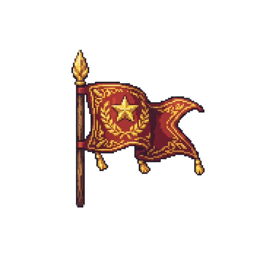 A Golden Victory Banner