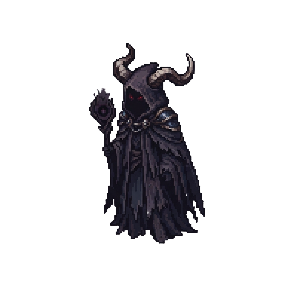 A Towering Horned Apostle Shadow