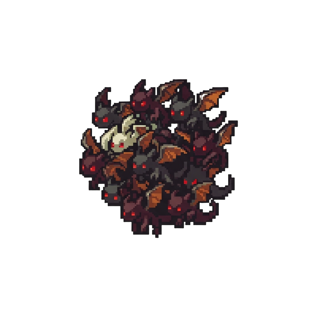 A Swarm of Winged Red-eyed Fiends