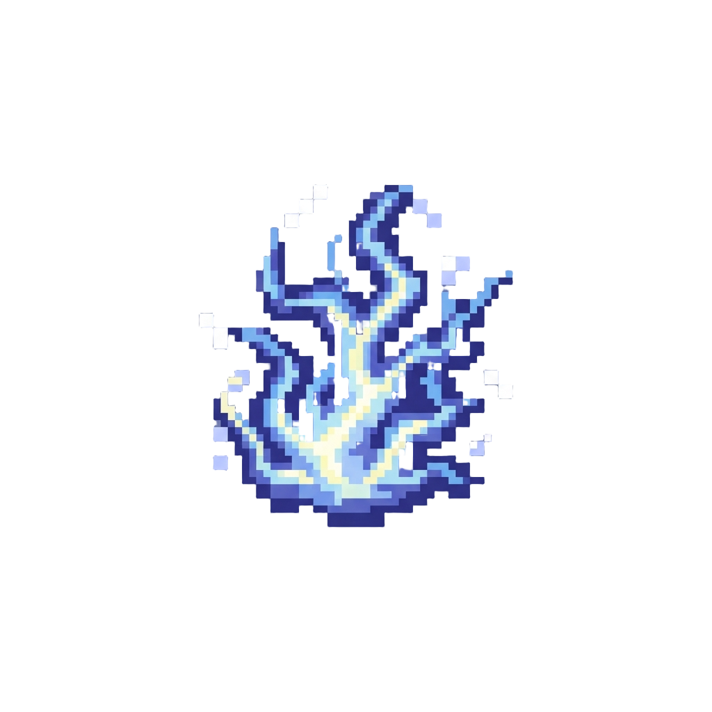 A Crackling Divine Lightning Surge
