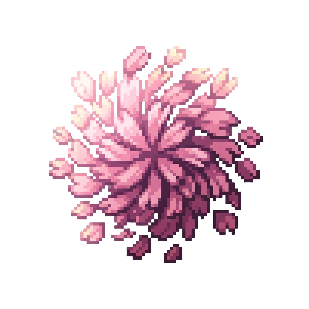 A Shockwave of Glowing Cherry Blossom Petals