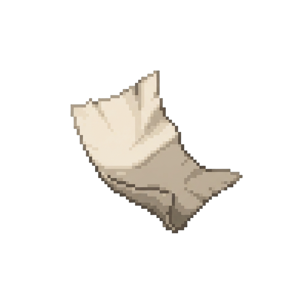 A Single Limp Piece of Paper Falling Down