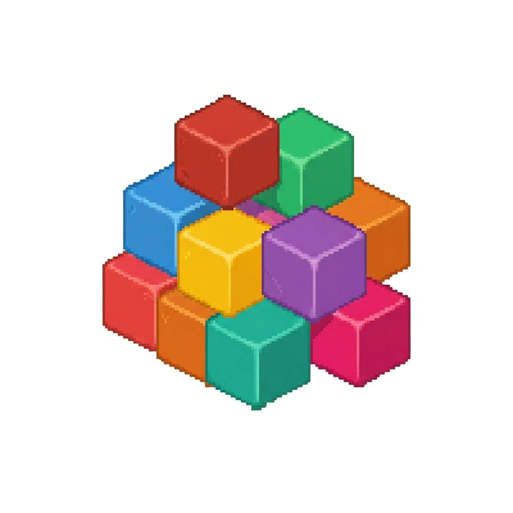 A Sudden Dump of Colorful Soft Foam Blocks