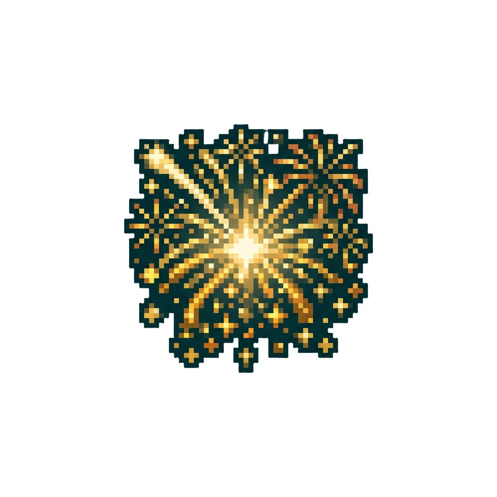 A Sudden Shower of Golden Glitter and Fireworks
