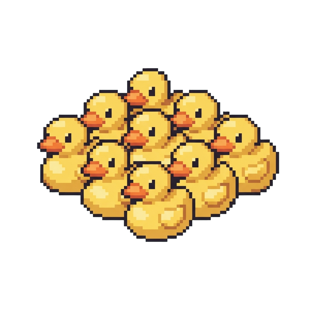A Field of Giant Rubber Ducks
