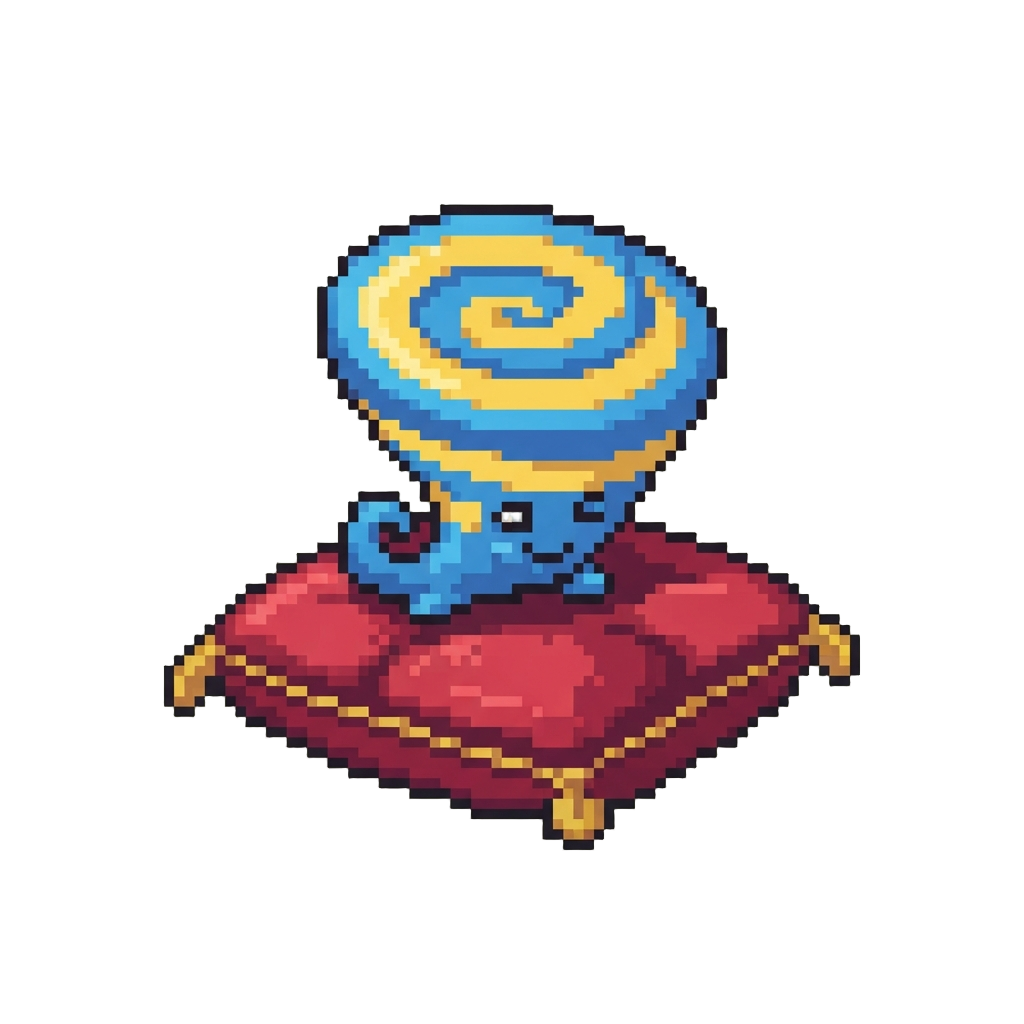 A Goofy Tailspin Sliding Harmlessly Onto a Velvet Pillow