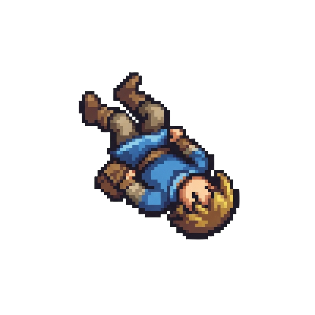 An Over-enthusiastic Leap Ending in a Harmless Backwards Roll