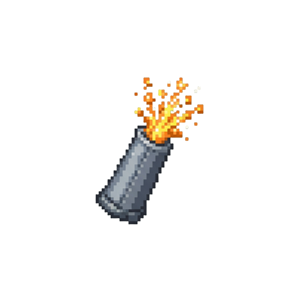 A Dramatic Miniature Pyrotechnic Spark Fountain